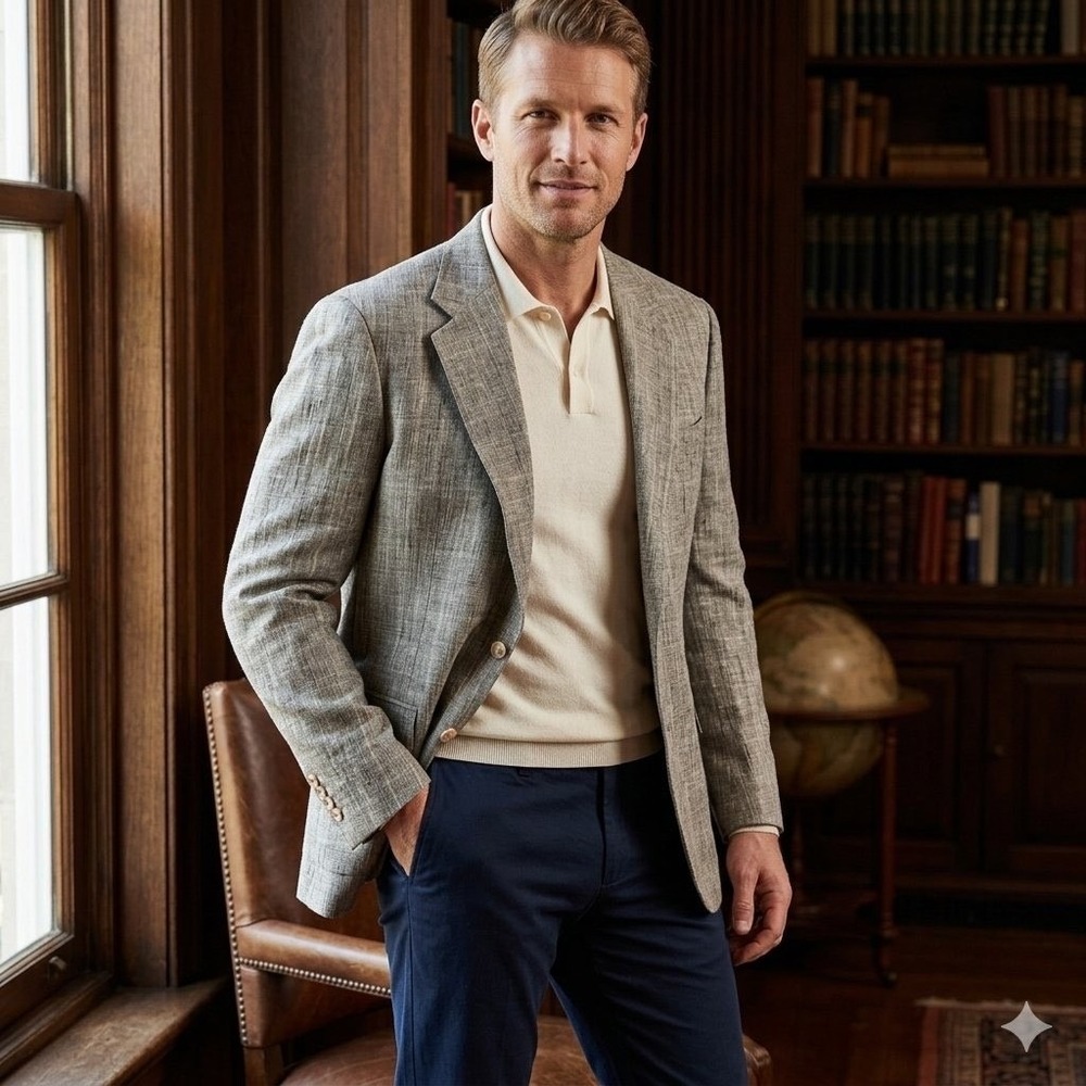 The‎ Shirt Shop in Tuscaloosa Mens Plaid Blazer USA Made Academia Quiet Luxury